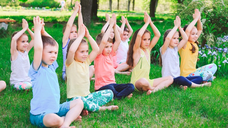 yoga instructor for children